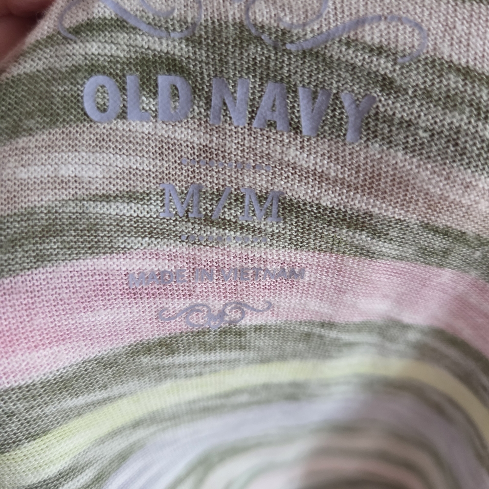 Old Navy Striped Racerback Tank - Size M - Picture 2 of 2